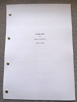 A Real Pain Film Screenplay / Script. Jesse Eisenberg, Kieran Culkin.