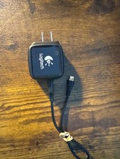 Genuine Logitech 100-240V Plug 5V 1A USB Wall Charger/Adapter Black Ipod Iphone