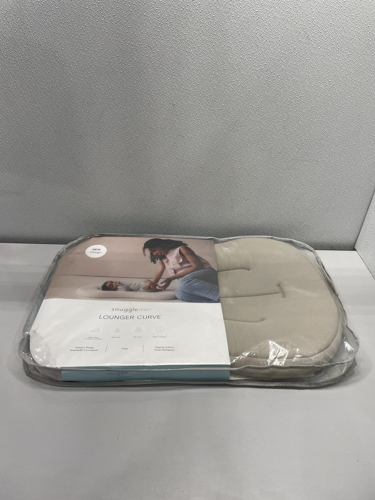 Snuggle Me Organic Infant Lounger Curve Birch New