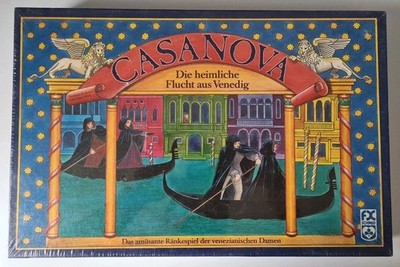 Casanova - Die heimliche Flucht aus Venedig (Brettspiel) FX Schmid 1991 NEU