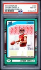 2024 Panini Donruss Jayden Daniels Press Proof Green Rated Rookie #389 PSA 8