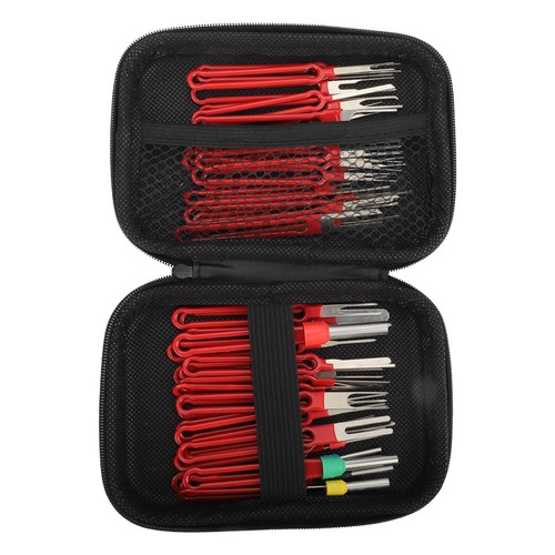41Pcs Terminal Removal Tool Kit Electrical Wire Connector Pin Ejector Extractor - Picture 9 of 10