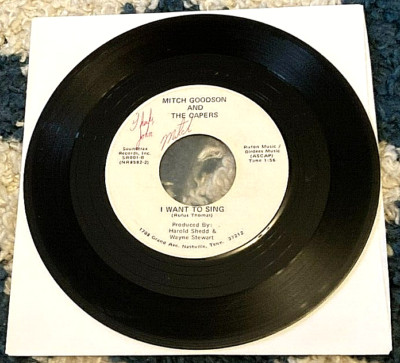 Mitch Goodson & the Capers: I Want to Sing 45 TN rare/unknown funk HEAR