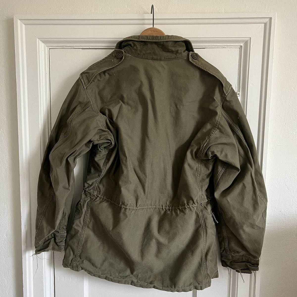 ジャケット・アウター 40s US ARMY M-43 FIELD JACKET 34S Vintage 40s M-43 Field Jacket 34 fits Medium or S Stenciled