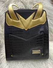 Bioworld- MARVEL Loki Cosplay Convertible Backpack - New