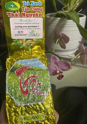VietNam Tan Cuong Thai Nguyen Green Tea 200g - Trà Xanh Tân Cương Thái Nguyên