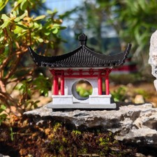 Chinese Ancient Building Pavilions Scenery Model Landscape Bonsai Plastic Toys
