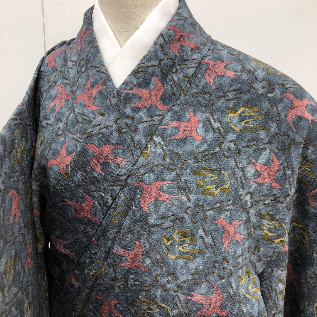 JAPANESE KIMONO FINE PATTERN PURE SILK VINTAGE ANTIQUE Z5716 | eBay
