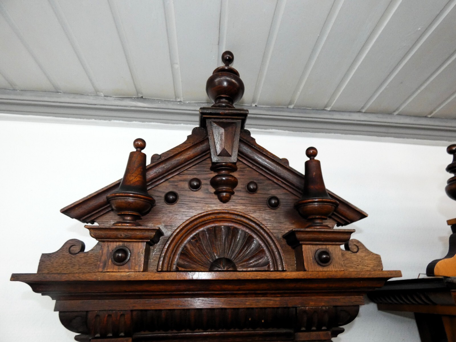 39252 Original Gustav Becker Regulator Great Case Email Zifferblatt 51