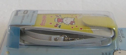 Bolsa de teléfono Hello Kitty con correa amarillo blanco Nokia 5100/6100 Sanrio 2002 nuevo con etiquetas - Imagen 6 de 6