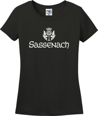 Sassenach Thistle Scotland Missy Fit Ladies T-Shirt (S-3X)