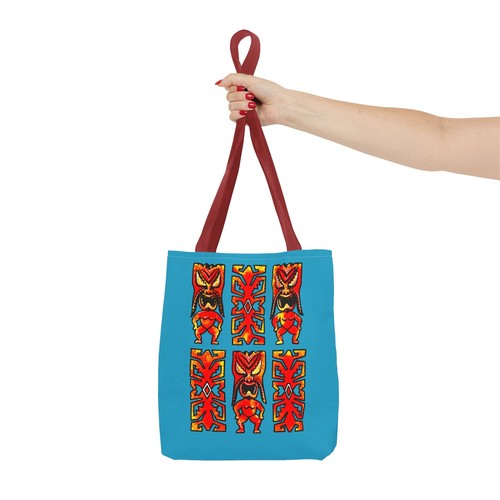 Borsa Tiki Lava Classica (AOP) Sfondo Turchese - Foto 53 di 61