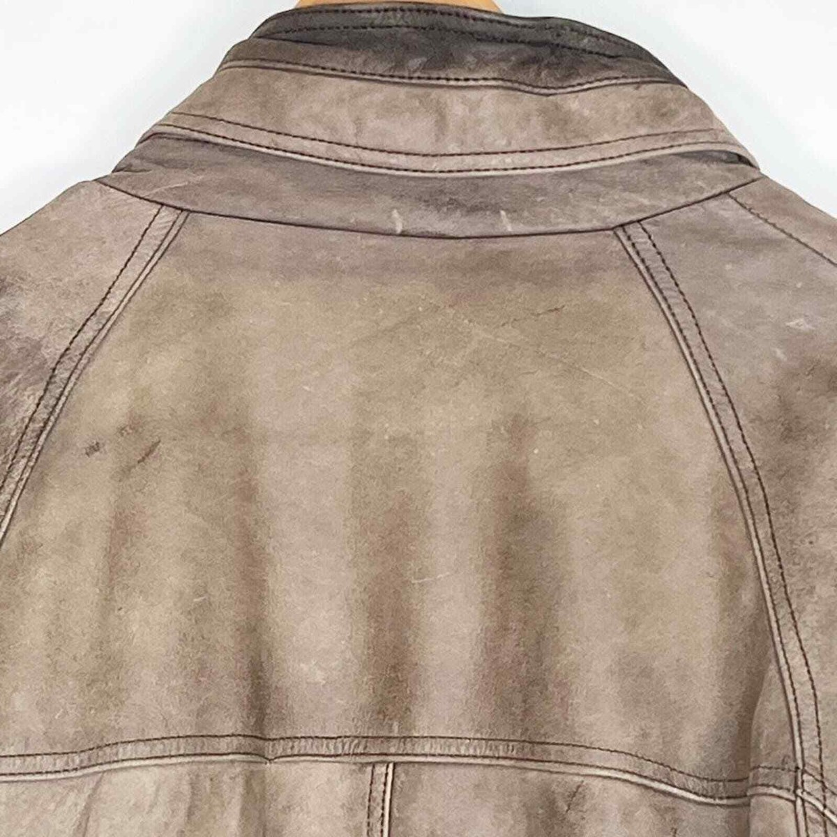 90's Vintage Pierre cardin ラムレザーダッドジャケット Pierre Cardin Vintage 90s Brown Leather Bomber Jacket Coat