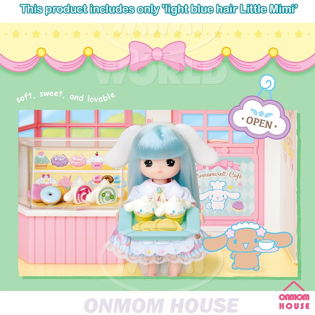 Little Mimi x Sanrio Characters Cinnamoroll Café House & 1 Figure