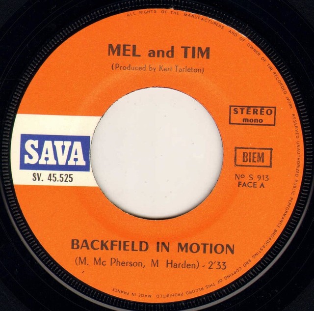 Mel And Tim Backfield In Motion