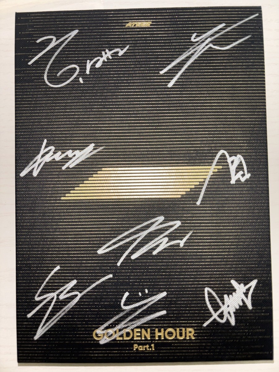 ATEEZ ヨサン 直筆サイン入り ポストカード GOLDEN HOUR ATEEZ ヨサン 直筆サイン入り ポストカード GOLDEN HOUR