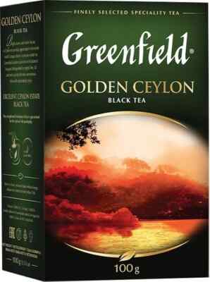 Greenfield Golden Ceylon Black Tea  100g Selected Speciality Tea