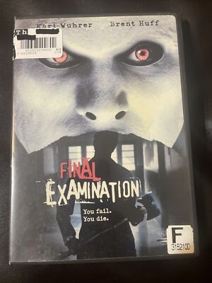 Final Examination (DVD, 2003) Kari Wuhrer Brent Huff Horror