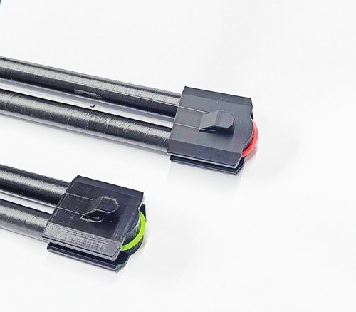 2 pz x2 colori kit di protezione superiore da pesca con gancio rig - Foto 3 di 29