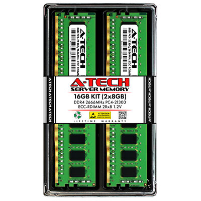 16GB 2x 8GB PC4-2666 RDIMM Intel Xeon E5-2658V4 E5-2698V4 E5-4667V4 Memory RAM