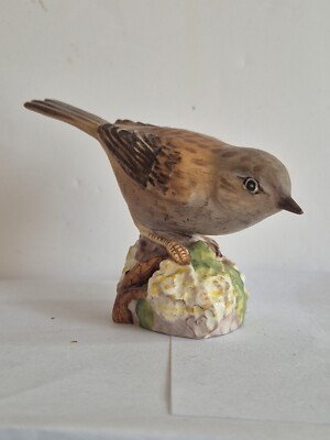 Vintage Royal Worcester britische Vogelfigur ~ Spatz ~ Modell-Nr. 3236 ~ sehr guter Zustand