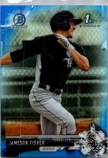 2017 Bowman Chrome #BCP234 Jameson Fisher Prospects Blue Refractor #/150