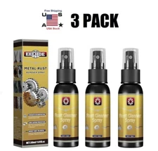 3× Car Anti-Rust Chassis Converter Water-Based Primer Metal Rust Remover Set USA