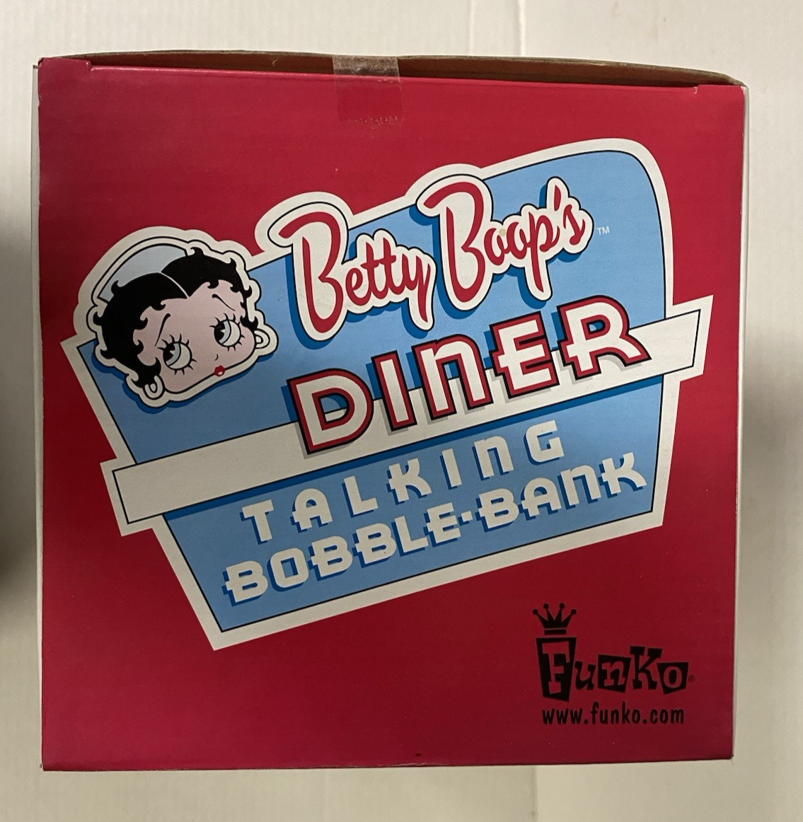BETTY BOOP Wacky Wobbler Talking Bobble Bank by FUNKO San