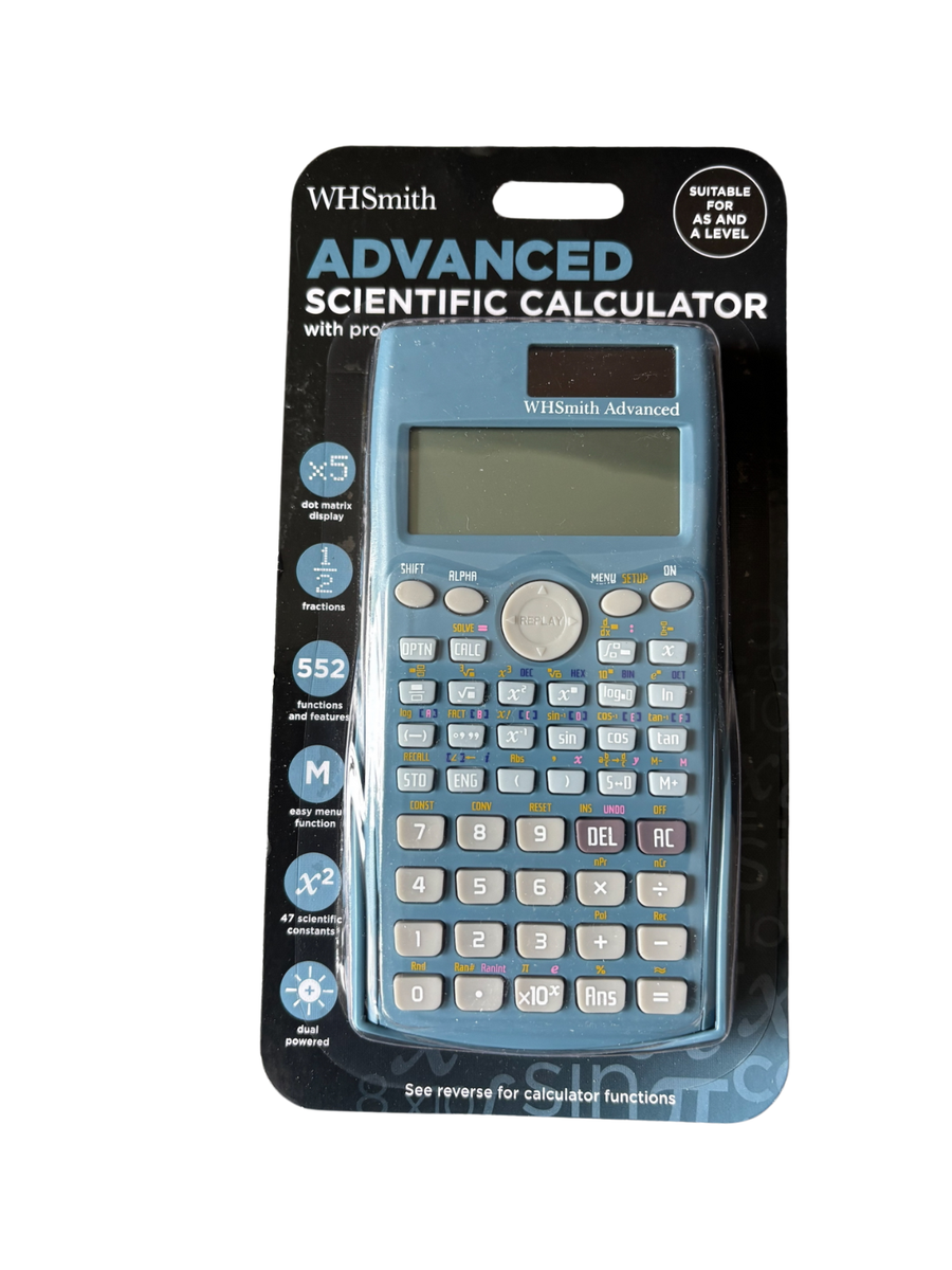 Pocket Calculator Whsmith Casio Scientific Calculator WHSmith