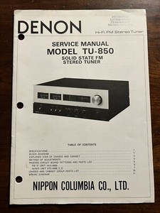 Denon Tu 850 for sale | eBay