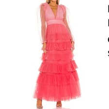 New LoveShackFancy Francoise Gown in Millennial Pink Ombre 2