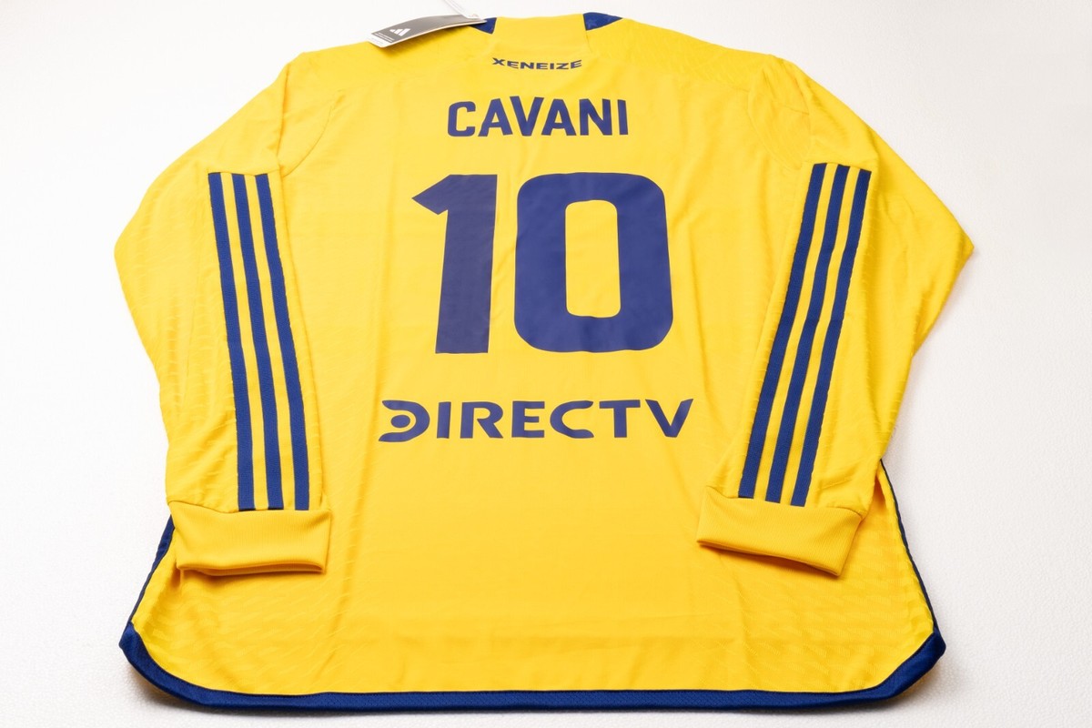 BOCA JUNIORS 23/24 AUTHENTINC AWAY LONG SLEEVE JERSEY - 10 CAVANI