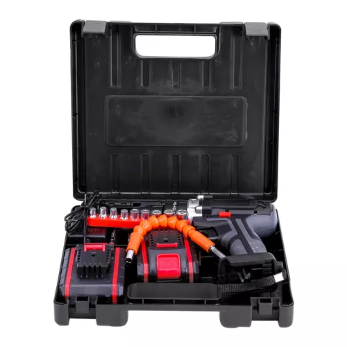 36V 2-Speed Electric Cordless Drill Screwdriver Hammer Impact w/ 2 Battery Kits - Picture 5 of 14