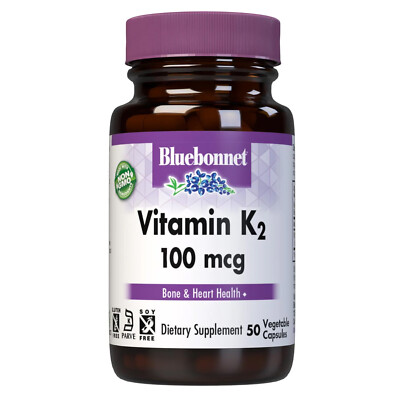 #ad Bluebonnet Vitamin K2 100 Mcg 50 Veg Capsules $19.09