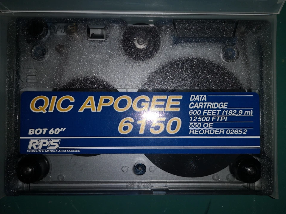 DB Boeder, BASF, QIC Apogee  150 MB Tape Datensicherung Streamertapes - Bild 3 von 3