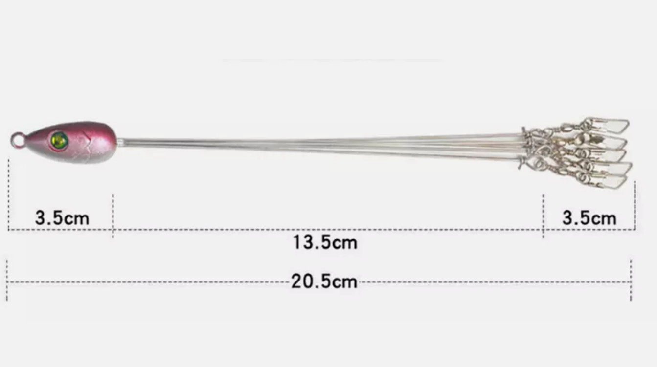 4 Pcs ALABAMA Rig 5 Wire Arms Umbrella Bass Fishing Umbrella Rig 4 Colors yu - Image 15