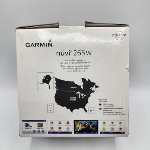 2009 GARMIN Nuvi 265WT GPS Nav System Bundle Tested Works Preowned. - Picture 2 of 16