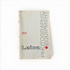 LEICA Magazine Photographic Equipment Catalogue Book Brochure Price List 1959