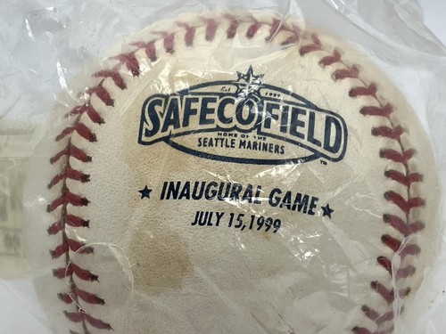 Juego inaugural Safeco Field Seattle Mariners 15 de julio de 1999 Team Store béisbol - Imagen 2 de 8