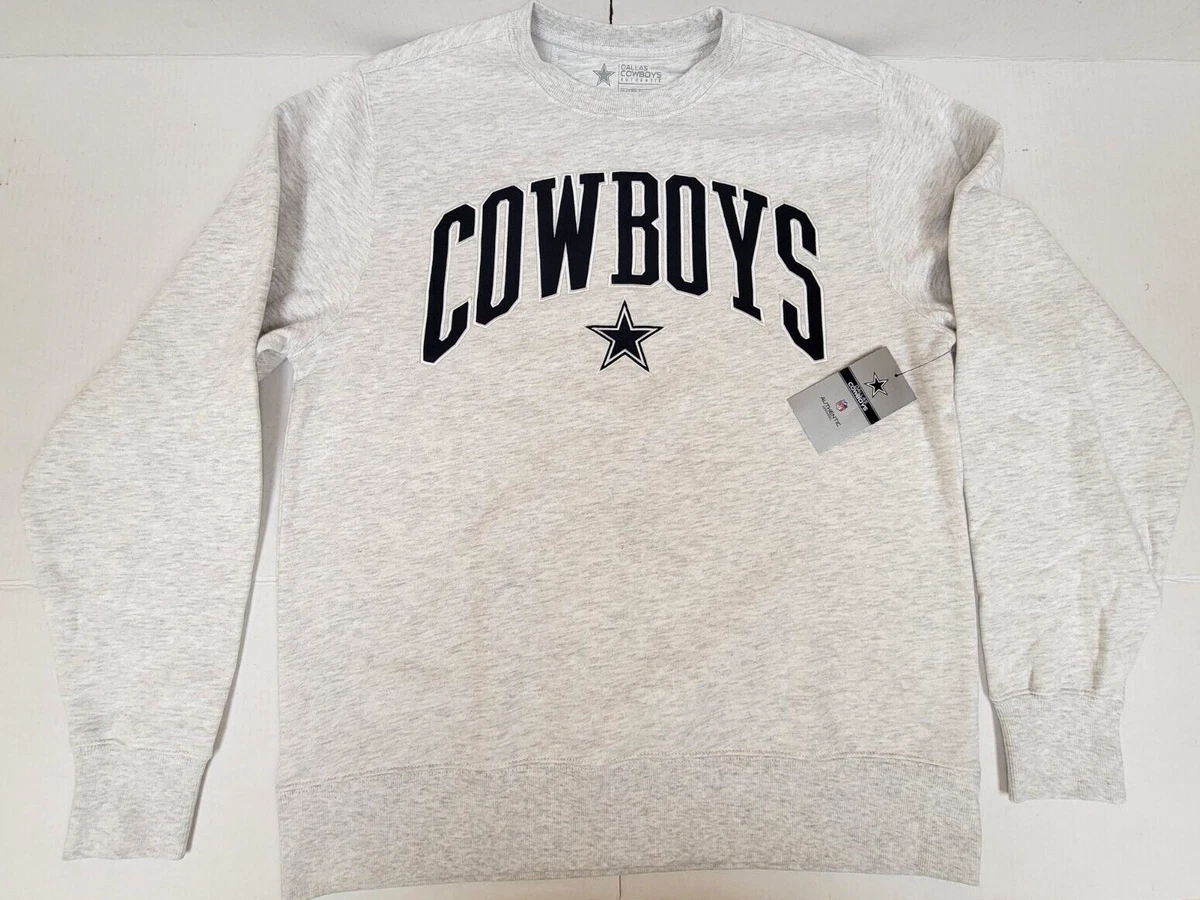NFL Dallas Cowboys Embroidered Crew Neck Sweatshirt Men s Size