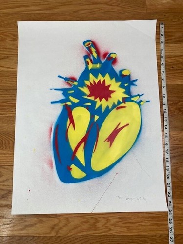 Gregory Siff Original Art Painting Print Street Fine El Mac Retna Banksy Kaws - Picture 2 of 7