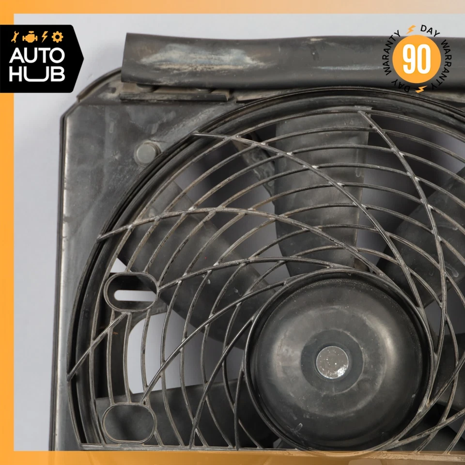 Conjunto de motor ventilador de refrigeración radiador 93-02 Mercedes R129 600SL SL600 FABRICANTE DE EQUIPOS ORIGINALES Foto 3 de 4