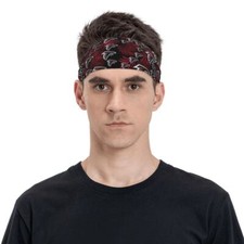 2pcs Atlanta Falcons Sports Sweatband Elastic Headband Running Hair Band
