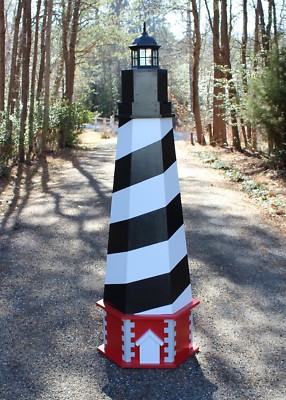 Woodworking Project Plans for a 7 ft. Cape Hatteras Lawn Lighthouse USB via Mail