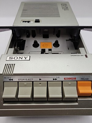 Vintage Sony TCM-737 Cassette Corder Tape Recorder Player-