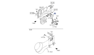 ISUZU Genuine ABS Wheel Speed Sensor for NPR NQR Front Left