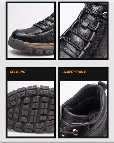 Men Safety Shoes Work Boots Steel Toe Shoes Safety Boots Anti-Smashing Sneakers - Picture 11 of 25
