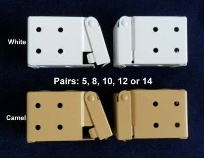 5-14 Pairs Window Venetian Blind Installation / Mounting Bracket For Low Profile