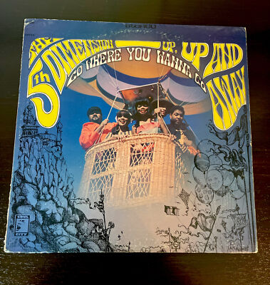 The 5th Dimension ''Up, Up, And Away Go Where You Wanna Go'' 12'' Vinyl Record LP 