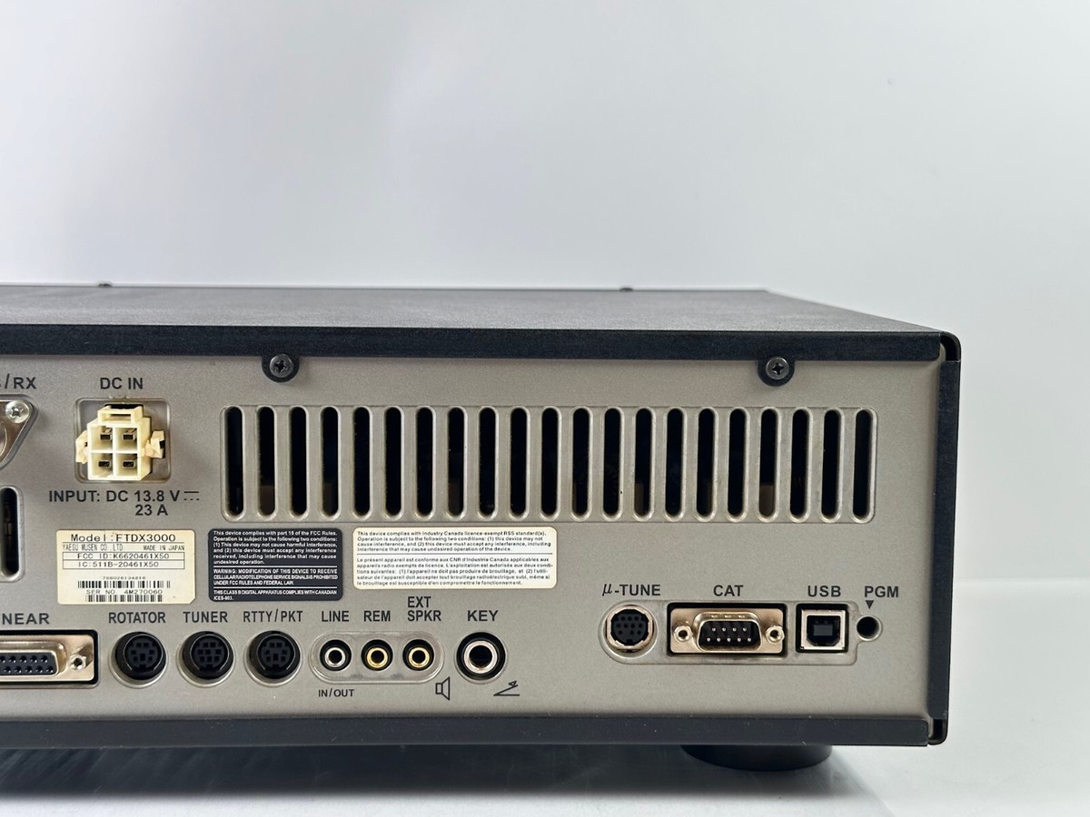 ヤエス HF/50MHz トランシーバーFTDX3000DM Yahoo!オークション - YAESU FTDX3000DM 八重洲無線 HF/50MHz